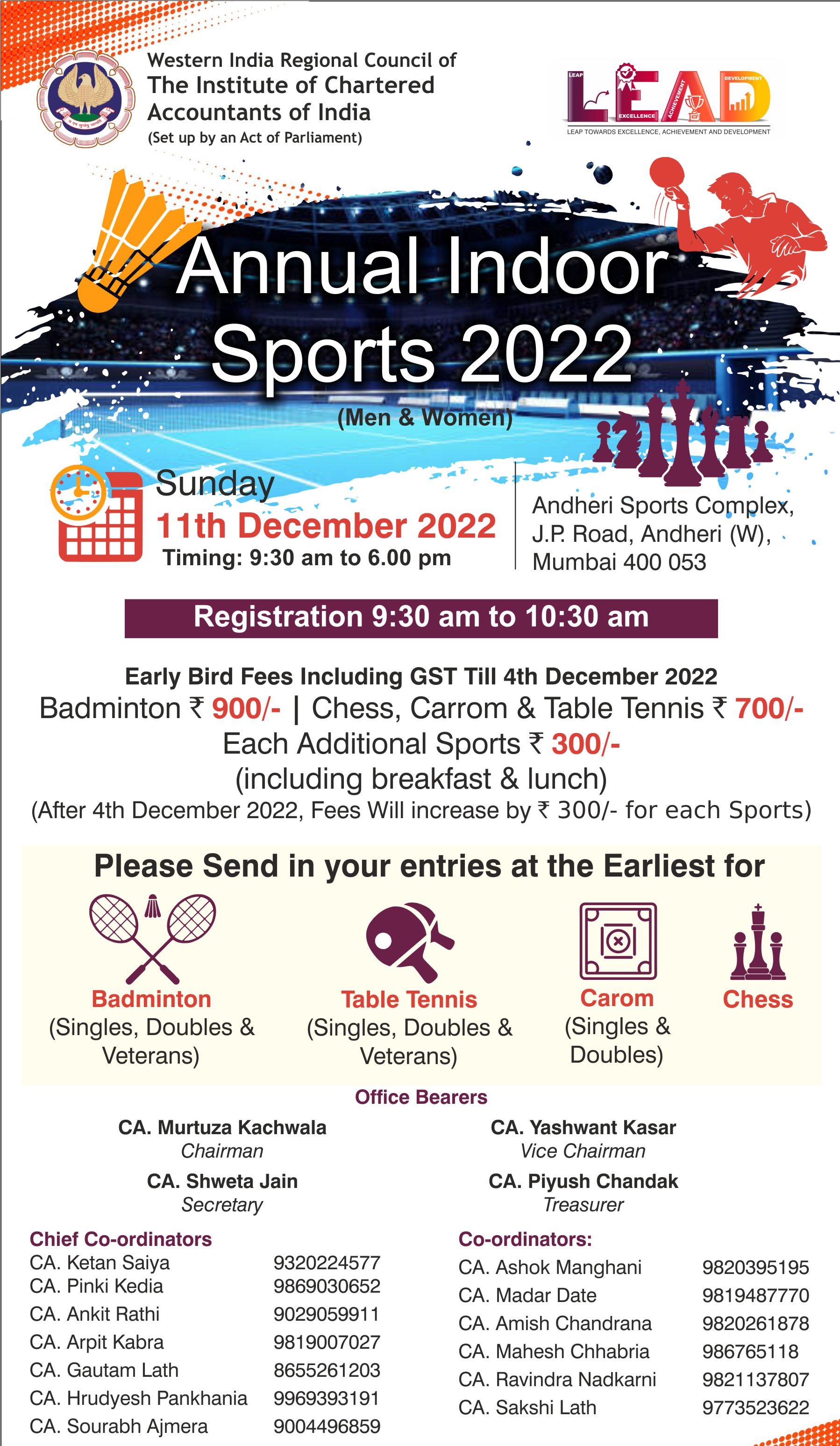 Annual Indoor Sports 2022